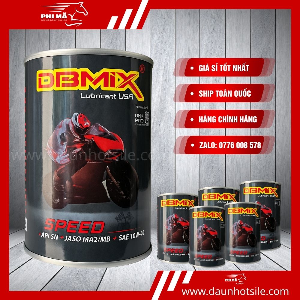 Nhớt DBMIX 10W40 0.8L 1L bán sỉ giá sỉ cho xe số và xe ga