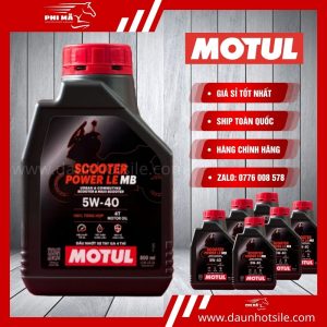 Nhớt Motul Power Scooter 4T 5w40 800ml