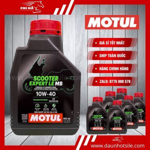 NHỚT MOTUL SCOOTER EXPERT LE 10W40 0.8L